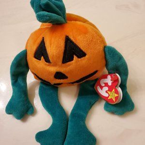 Rare and retired Ty "Pumpkin" Beanie Baby